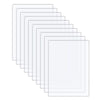 Clear acrylic panel used in DIY signage and display boards