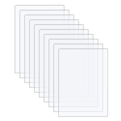 Clear acrylic panel used in DIY signage and display boards