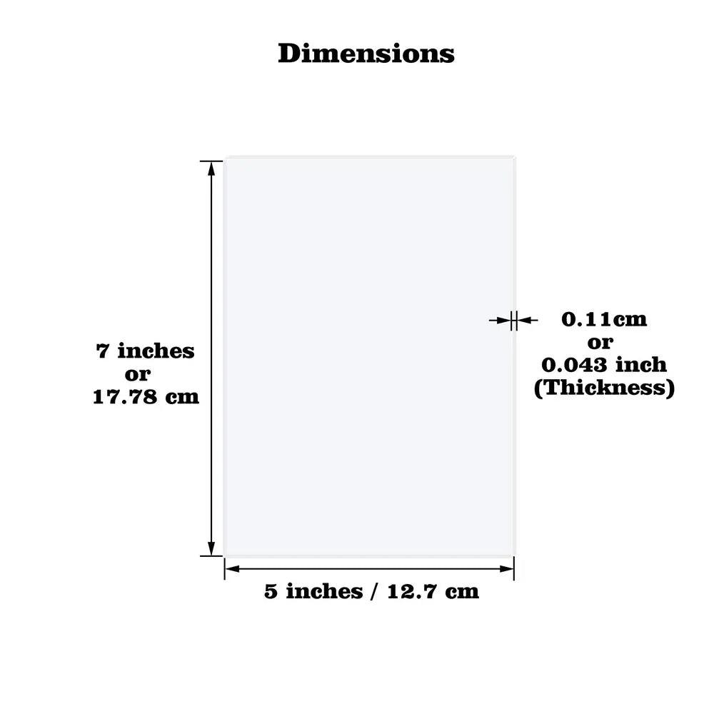 Clear acrylic panel replacing photo frame glass