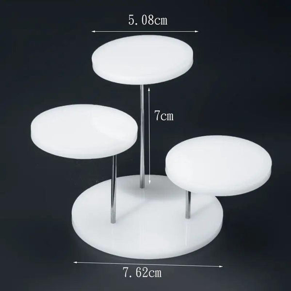 dimensions of acrylic display stand in mm and inches