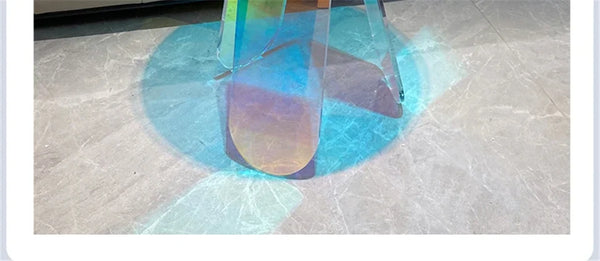 Smooth scratch resistant acrylic surface texture macro photography