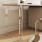 Heavy-duty clear acrylic leg 50×60cm (19.7" × 23.6") for office furniture