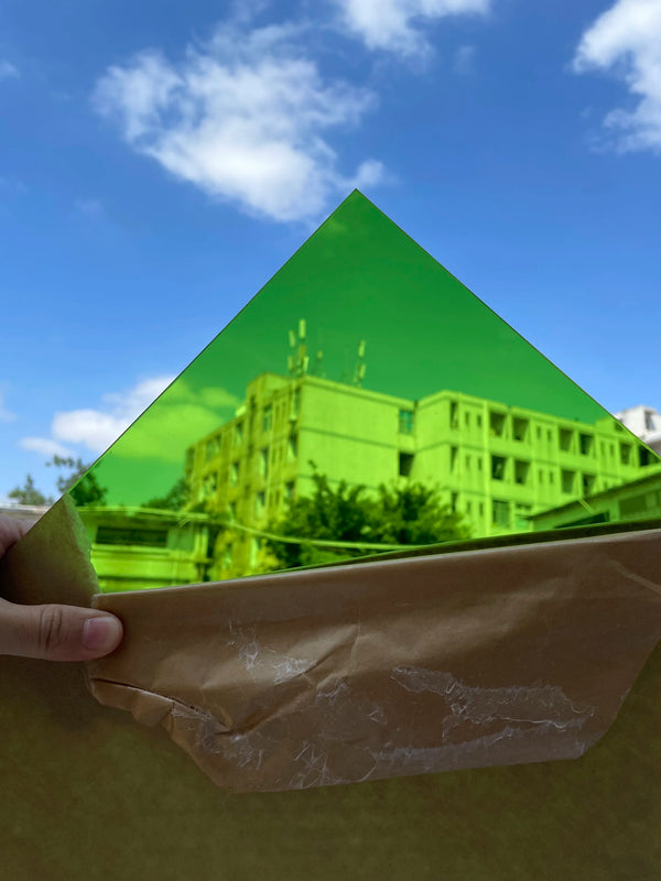 Backlit signage using translucent colored acrylic vibrant colors