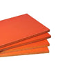 Stack of orange phenolic sheets from 1mm to 20mm