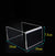 Single tier acrylic display stand for simple countertop product showcase