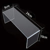 Three tier acrylic display riser for multi-level retail product presentation