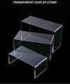 Extra large acrylic display stand 10.2x4.1x6.3 inches for retail showcase