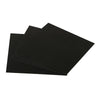Black FR4 G10 epoxy fiberglass sheet – front view showing 1mm thickness