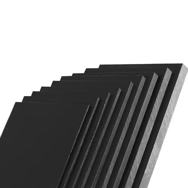 Black polypropylene sheet 3mm to 20mm thickness custom cut PP board