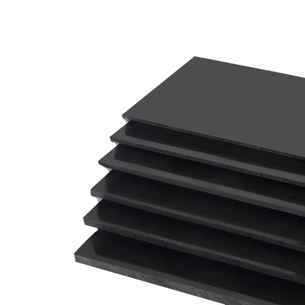 Black polypropylene sheet available in 4mm to 20mm thickness