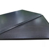 Glossy finish detail on UV-resistant carbon fiber panel