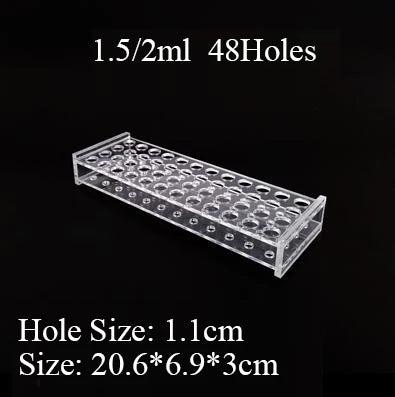 High-transparency PMMA used in lab tube racks