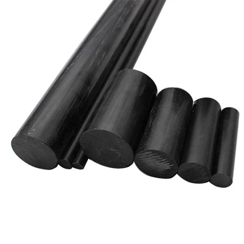 Black ABS Rod – Machinable Plastic Bar for Prototypes & Parts – Beeplastic