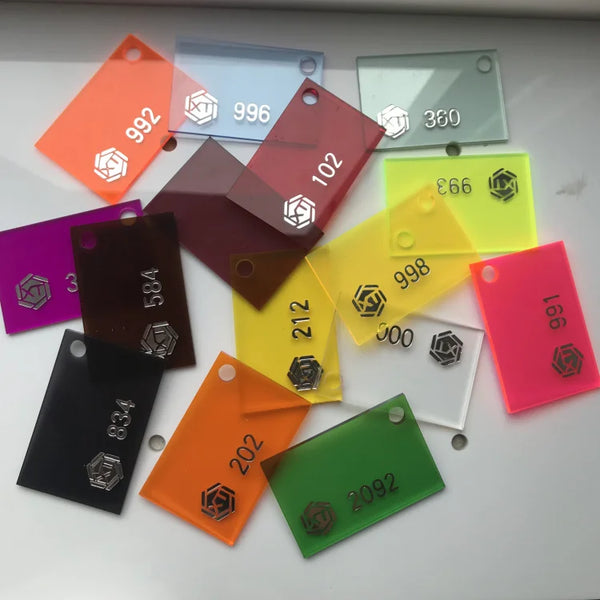 Brown 584 translucent acrylic sheet 5mm warm tone