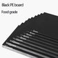 Custom cut HDPE polyethylene board gaskets available in white and black