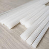 Custom Cut White Nylon Rods Available in 25cm or 50cm Length