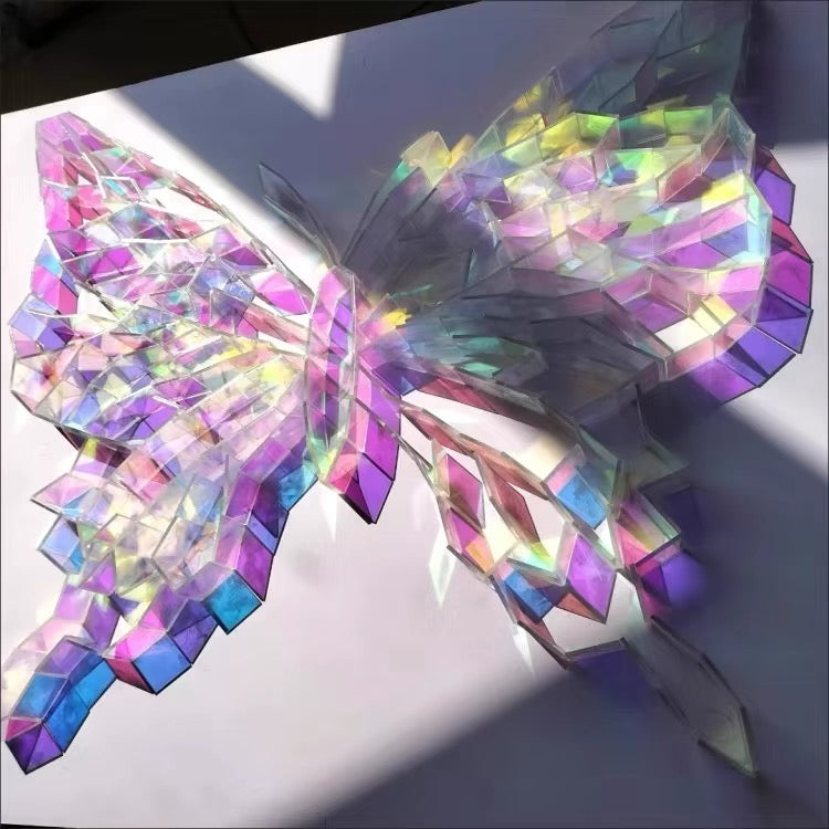 Customized iridescent PMMA sheet tailored for creative DIY and craft applications