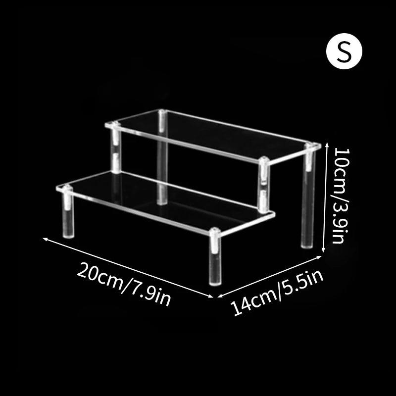Custom logo engraving on acrylic makeup stand