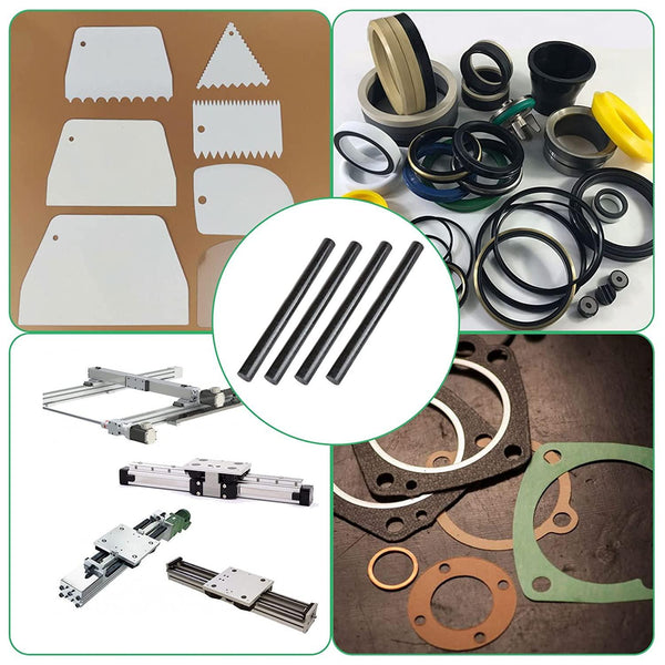 Custom CNC machined PA6 nylon rods – OEM fabrication service for plastic components