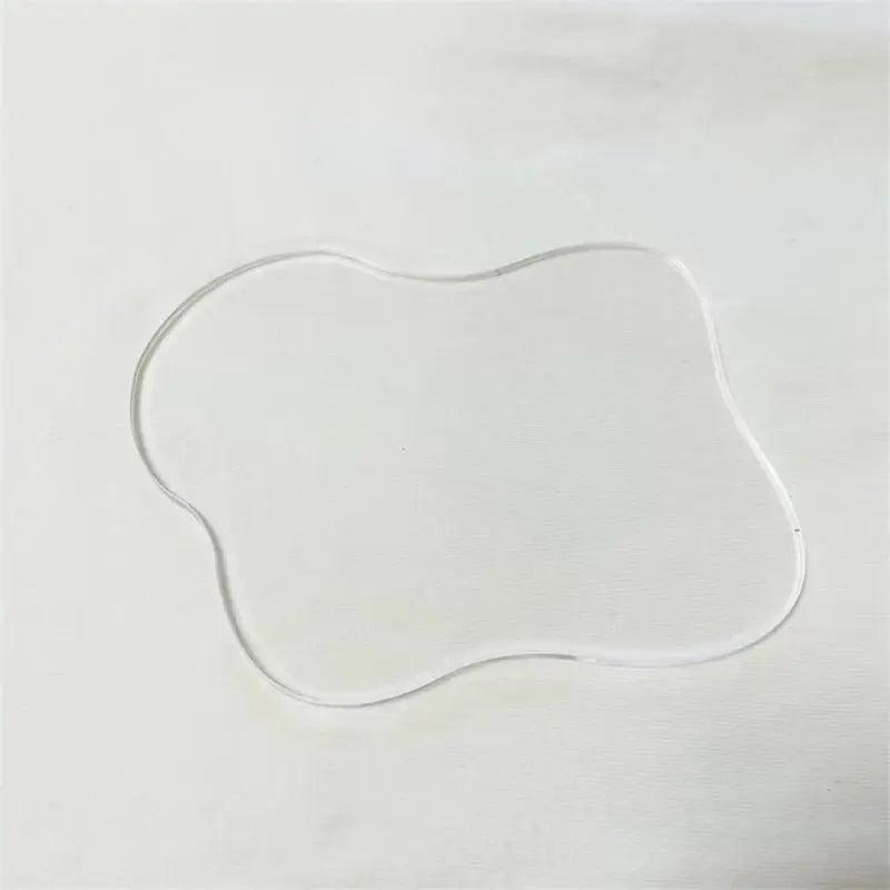 Custom cut mini acrylic plate for organizing small accessories