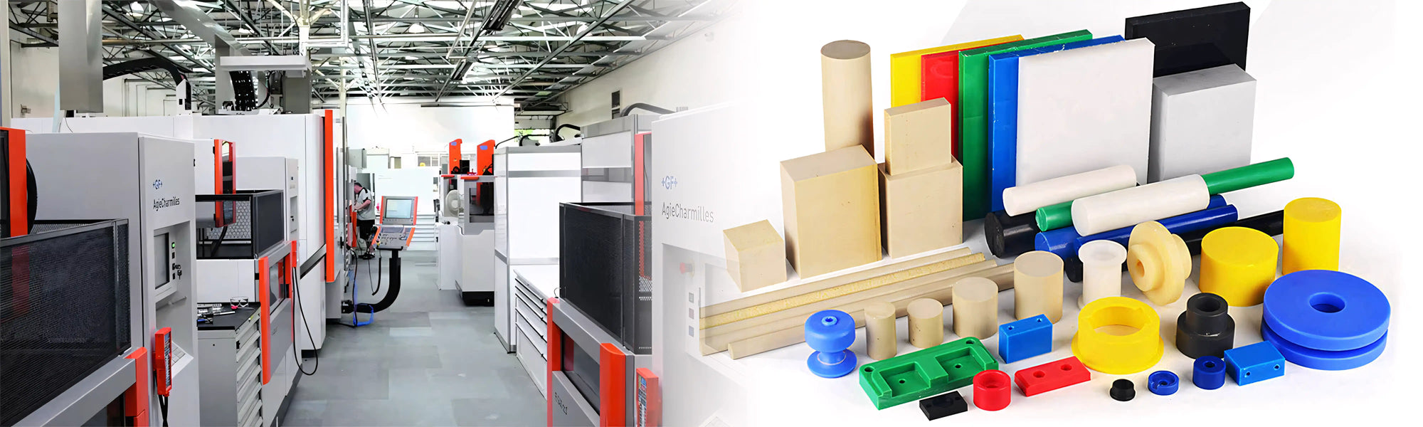Custom plastic machining services and stock materials - CNC milling, laser cutting, and engineering plastics from BeePlastic