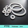 Custom PTFE washer CNC cut gasket for pipe flange, available in ID 6mm to 100mm