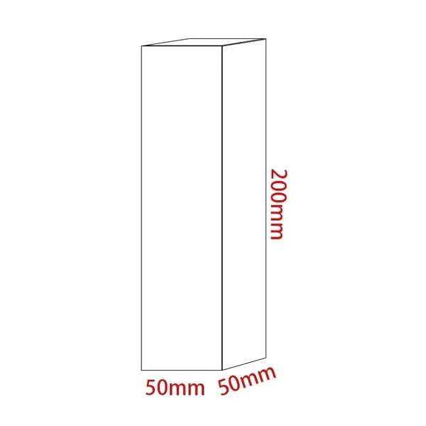 Custom size acrylic blocks being precision cut with CNC machinery