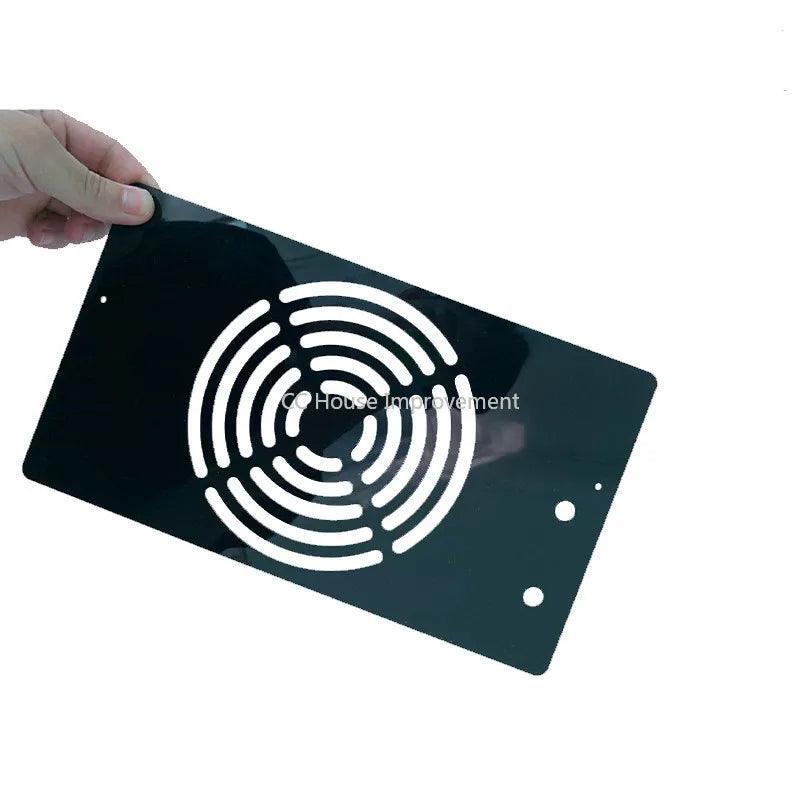 Custom size 3mm black acrylic board for industrial use