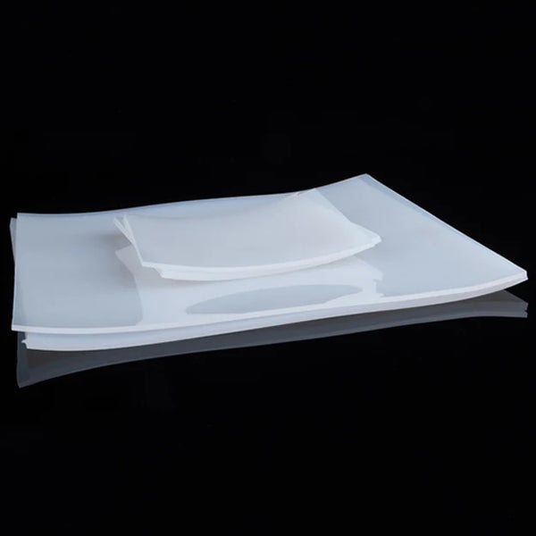 Custom size black silicone rubber sheets from 50mm to 1000mm for industrial sealing applications