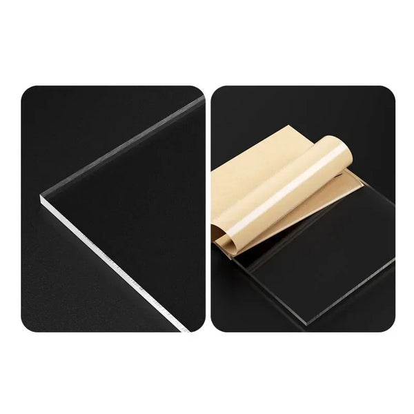 Clear acrylic sheet for DIY crafts including custom picture frames and home decor projects