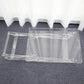 Blue folding acrylic table for bedside and living room decor