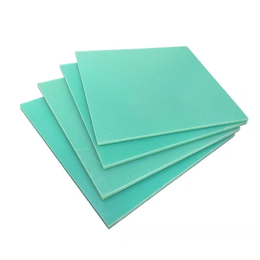 Green FR4 board CNC machined panel for high-precision electronic component mounting
