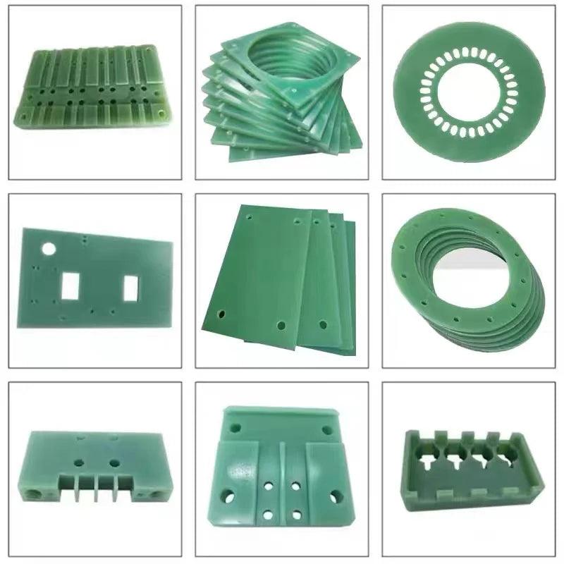 Stack of 5mm FR4 G10 Fiberglass Sheets – Cut-to-Size Electrical Laminate