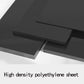 Stacked HDPE cutting boards in different colors and sizes