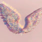Iridescent acrylic sheet covered with protective film for scratch-free handling and transport