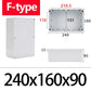 Waterproof junction box used in solar panel systems