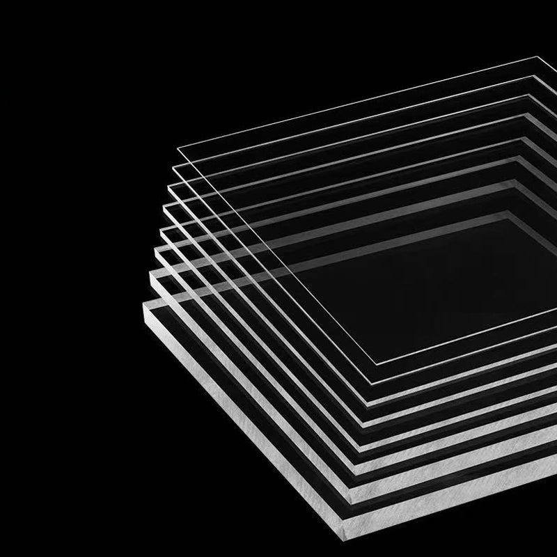 Scratch-resistant clear polycarbonate panel with glossy surface and UV protection