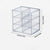 Makeup and cosmetics storage in transparent acrylic drawer box