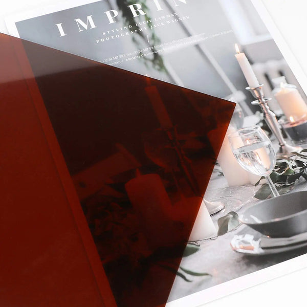 Multi layer colored acrylic assembly display construction