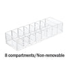 Acrylic organizer used for makeup, skincare bottles, and jewelry display