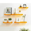 Adhesive acrylic floating shelf used for kitchen spice storage