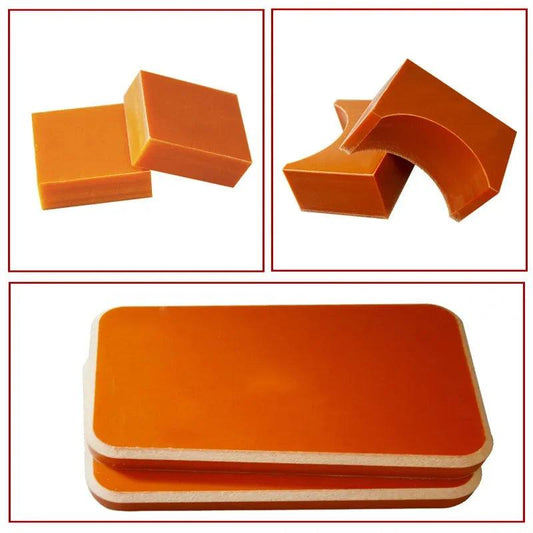 Side view showing thickness of bakelite insulation sheet