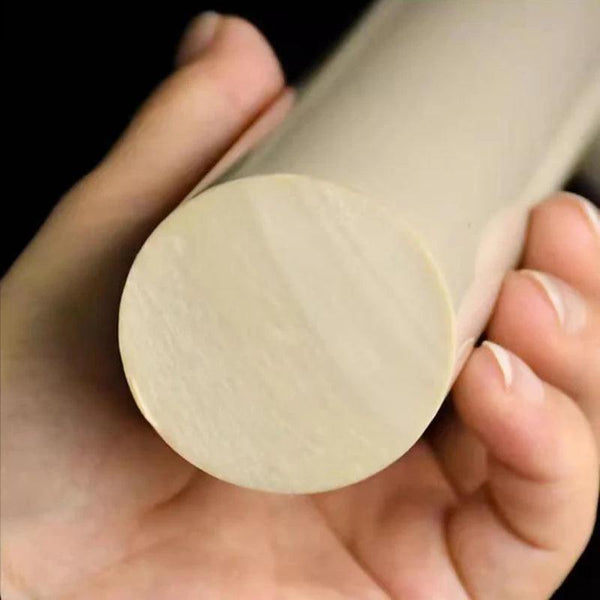 CNC machinable PEEK plastic rod, 100mm length for engineering applications