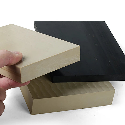 PEEK sheet 3–20mm cut-to-size engineering plastic plate, natural beige