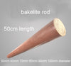 CNC machining of phenolic Bakelite rod for custom industrial parts and insulators