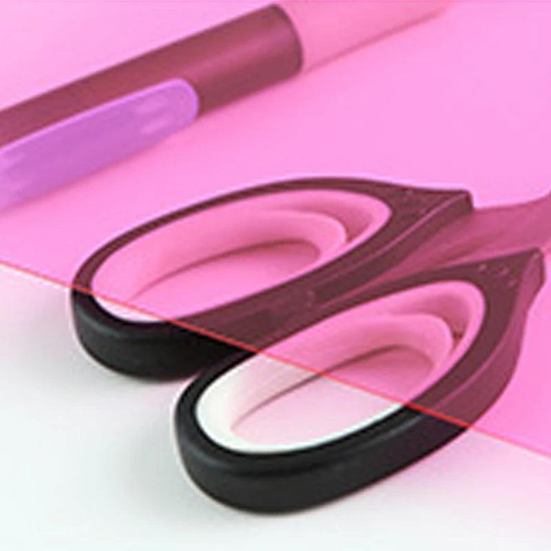 Pink transparent PVC sheet for creative DIY projects