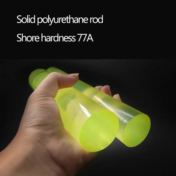 Transparent Yellow Polyurethane Rod - 15mm Diameter