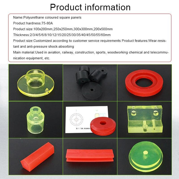 80A polyurethane gasket material for oil-resistant sealing and cushioning tasks