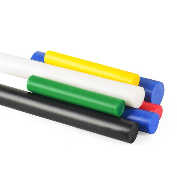 Precision gears CNC machined from POM acetal rod showing low friction performance