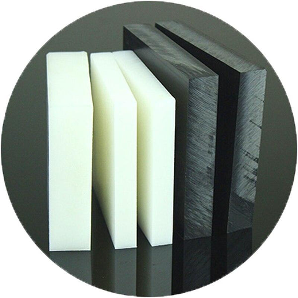 Multiple size options of POM plastic sheets with metric and inch units